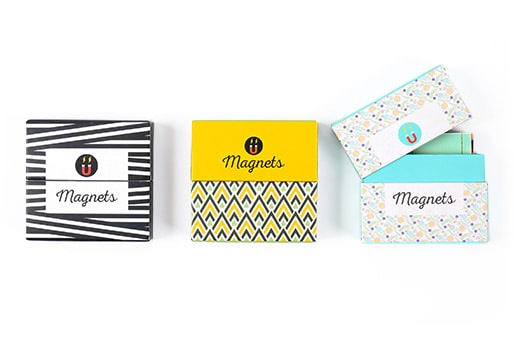 Magnets frigo rectangulaires personnalisés pour souvenirs et évènements